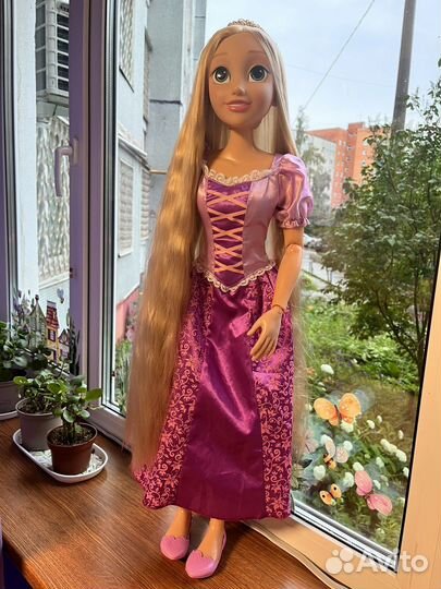 Рапунцель кукла 80 см