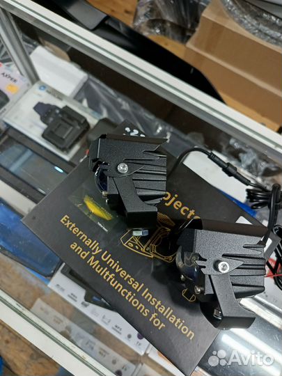 Туманки LED laser универсальные белый, желтый