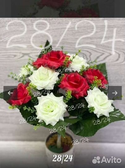 Искусственные цветы букеты