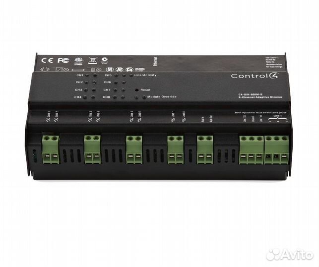 Регулятор света Control4 C4-DIN-8 для Умного Дома
