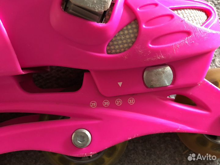 Роликовые коньки детские раздвижные