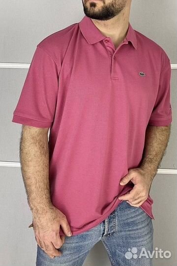 Футболка polo Lacoste больших размеров