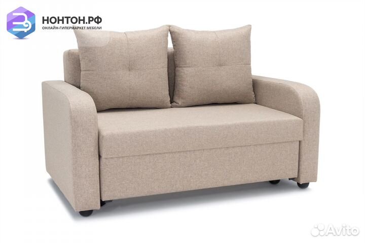 Диван Бруно рогожка бежевая