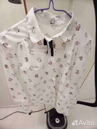 Блузка белая