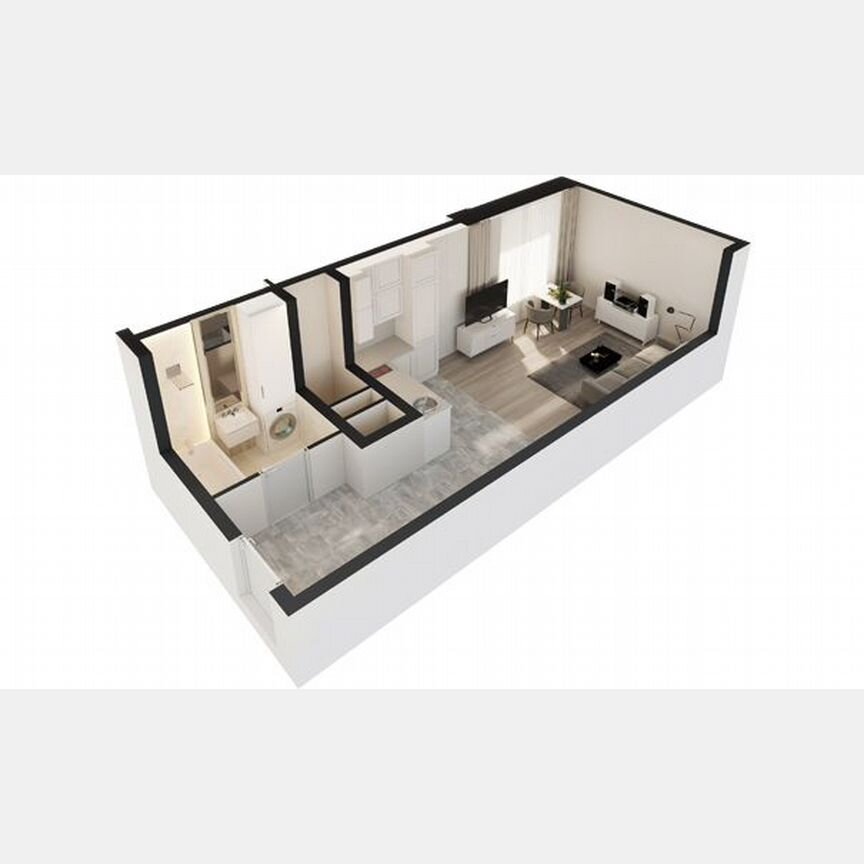 Апартаменты-студия, 33,7 м², 10/30 эт.