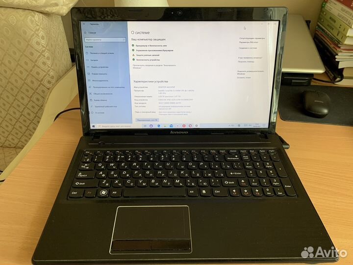 Ноутбук lenovo g580