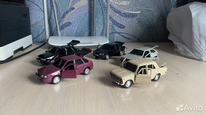 Игрушечные модельки ваз 2106 21099 2114 2108