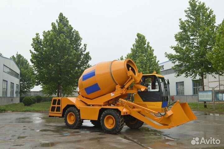 Самоходный бетонный завод с самозагрузкой GW350W