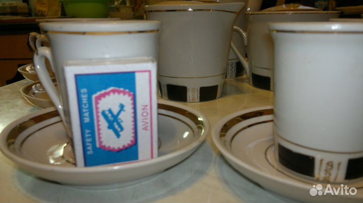 Кофейный сервиз 15 предметов СССР