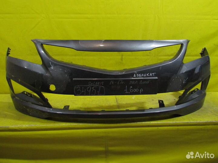 Бампер передний Hyundai Solaris 14-17г 34951