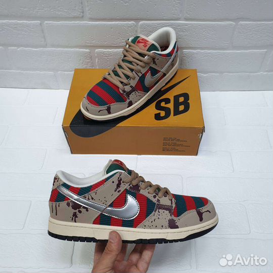 Кроссовки Nike sb dunk low pro sb freddy krueger