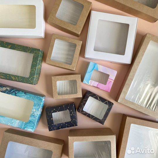 Коробки с окошками Eco Tabox, разные виды