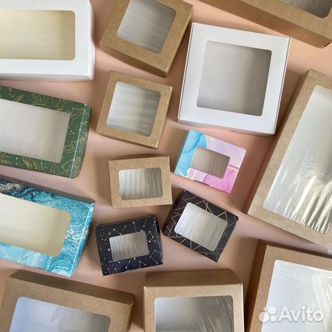 Коробки с окошками Eco Tabox, разные виды