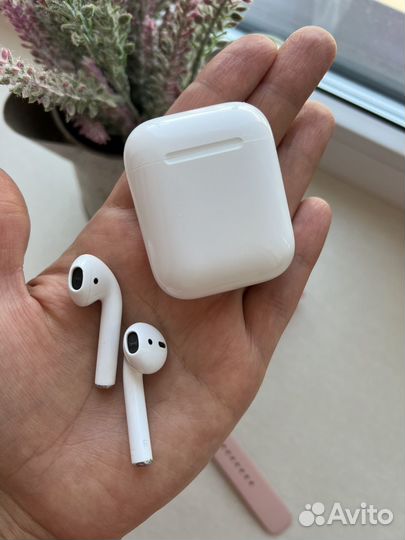 Наушники apple airpods 2 б/у