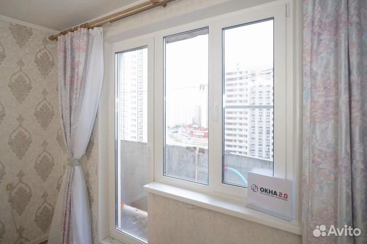 Установка пластиковых окон на лоджию