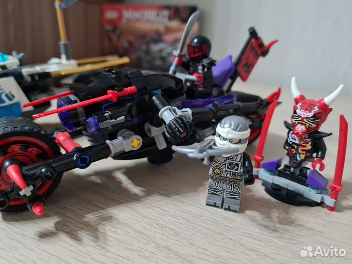 Lego ninjago уличная погоня 70639