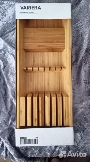 Variera подставка для ножей бамбук, Икея, IKEA