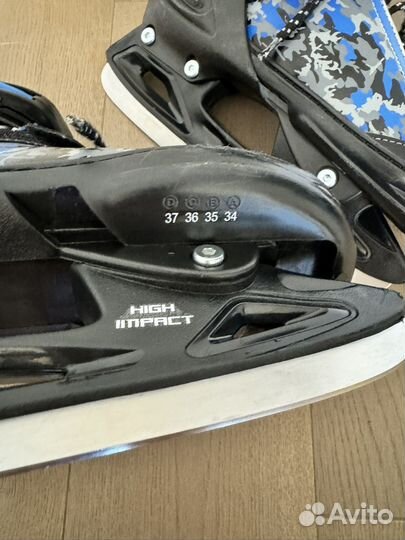 Коньки детские раздвижные 34-37