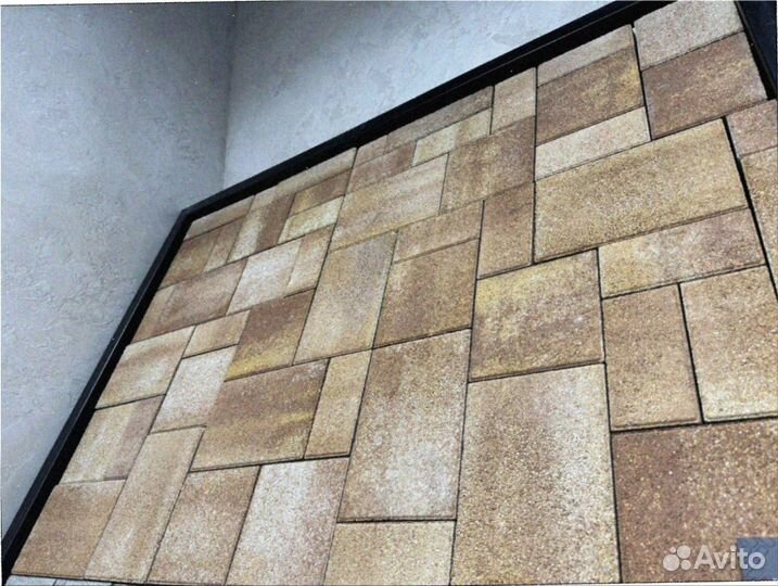 Тротуарная плитка цветная минимальный объем 120 м2