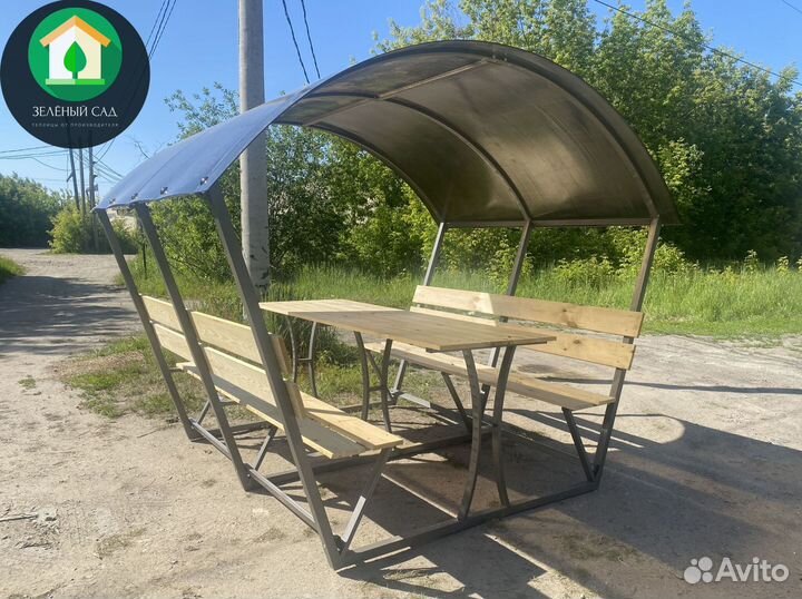 Беседка из поликарбоната