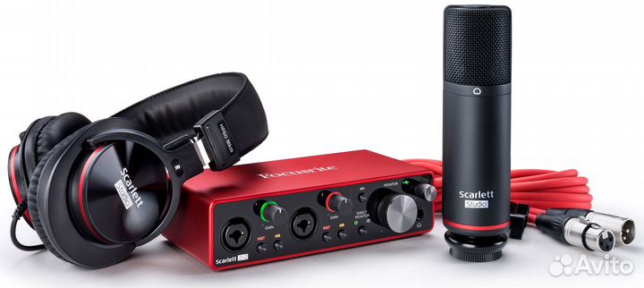 Комплект focusrite Scarlett 2i2 Studio 3rd Gen USB