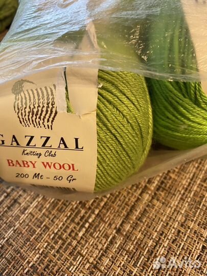 Пряжа, нитки вязальные Gazzal baby wool