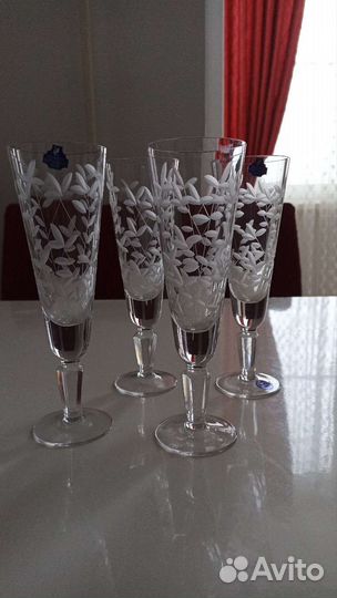 Фужеры Весна СССР (4 шт.)