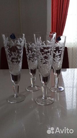 Фужеры Весна СССР (4 шт.)