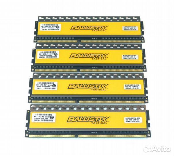 Оперативная память Crucial Ballistix Tactical DDR3