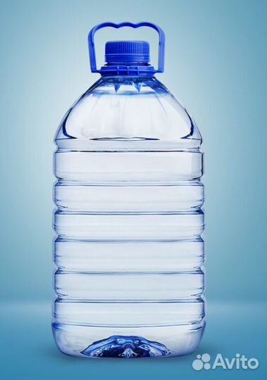 Пэт бутылки 5 литров из под воды, с крышками