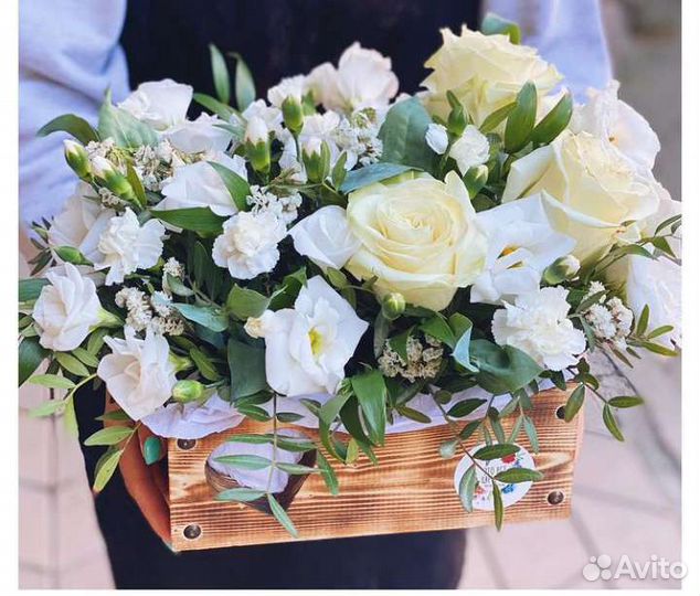 Ящик из дерева для декора