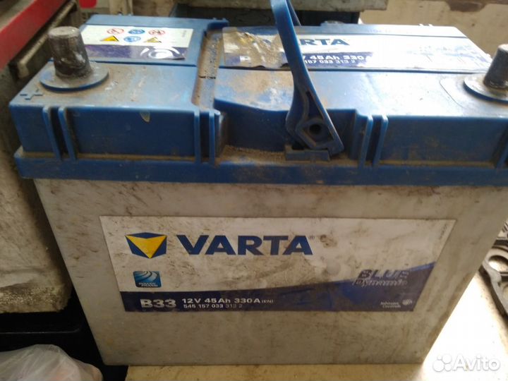 45Ач аккумулятор б/у Varta B32