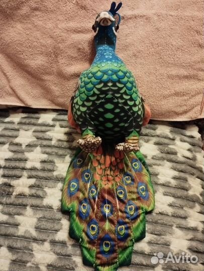 Павлин мягкая игрушка Яркая украшение интерьера