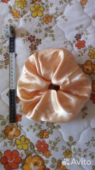 Резинки для волос атласные и х/б женские