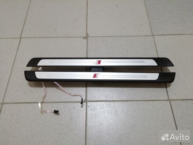 Комплект накладок на пороги Audi A4 S-Line B9