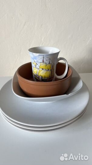 Посуда тарелки, чашки икеа IKEA