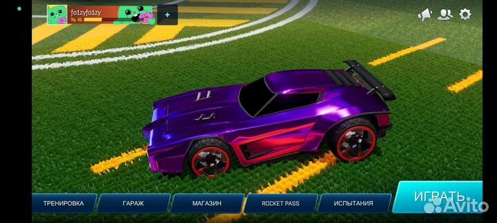 Автомобиль Dominus из игры Rocket League Sideswipe