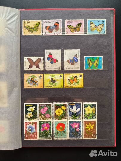 Почтовые марки с природой. Альбом целиком