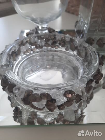 Подарочный набор (графин, 2 бокала, лимонница )