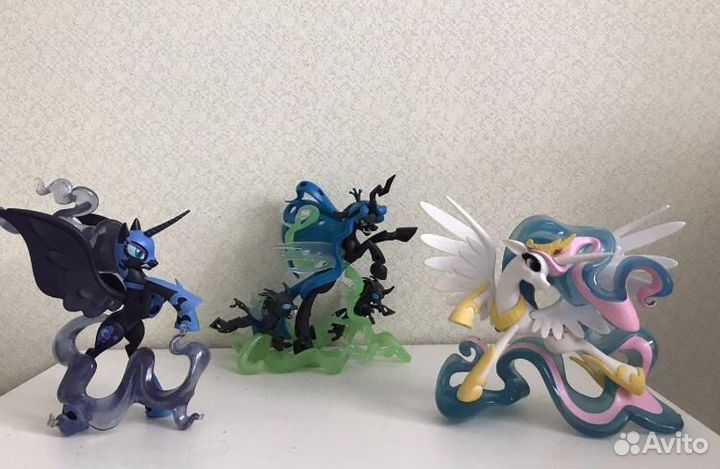 My little pony Кризалис, Луна, Селестия