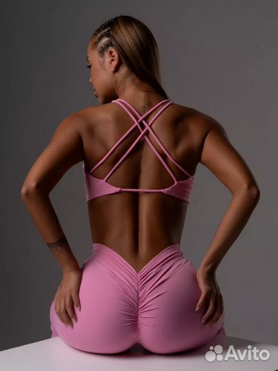 Фитнес костюп комплект спортивный йога