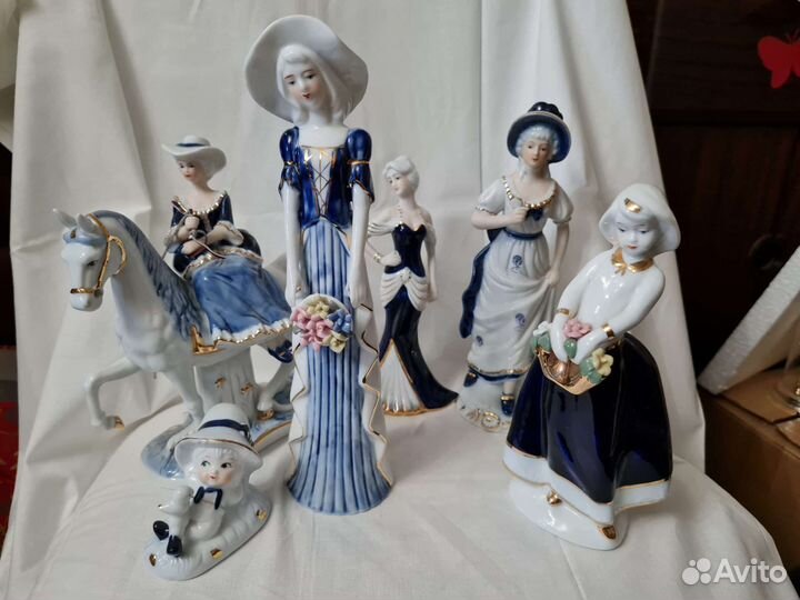 Очень красивые фарфоровые статуэтки