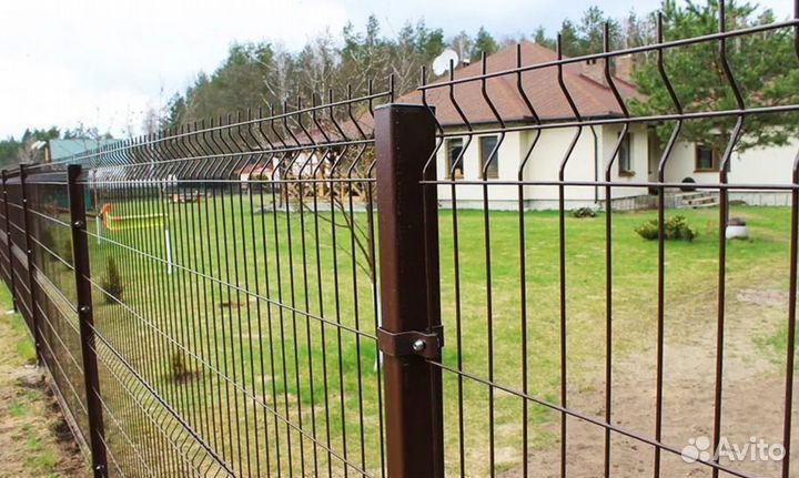 Забор из 3D сетки 40 метров