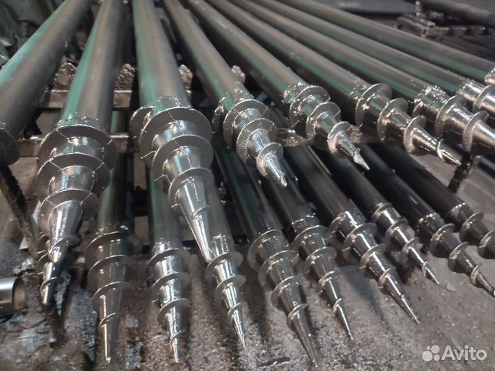 Винтовые сваи под ключ Установка