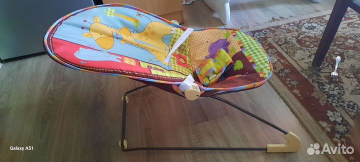 Качели шезлонг для новорожденных