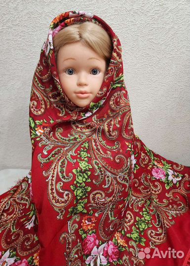 Павлопосадский платок 125х125 новый