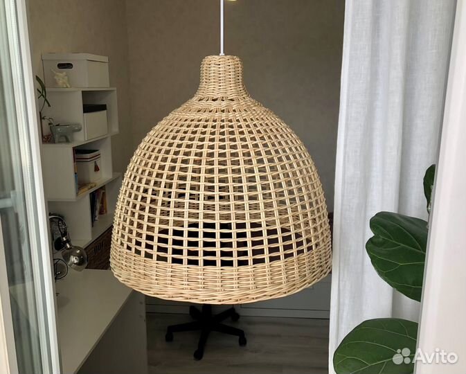 Абажур плетеный 50см