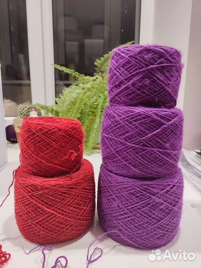 Пряжа чистая шерсть СССР