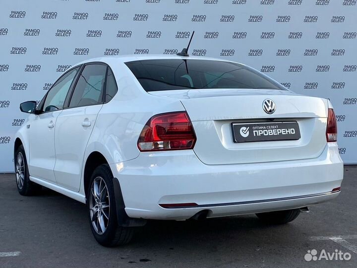 Volkswagen Polo 1.6 AT, 2018, 106 314 км