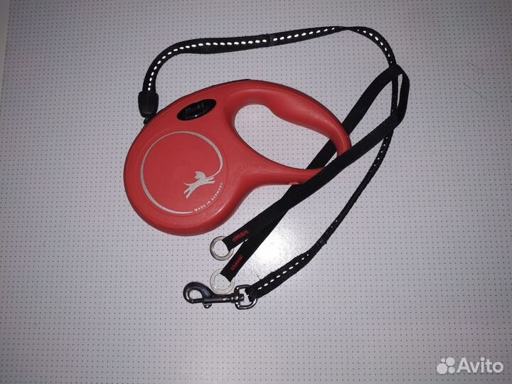 Поводок рулетка для собак 5 м flexl